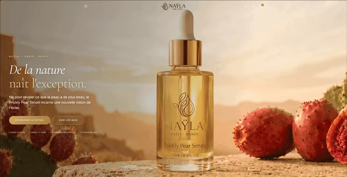 Naÿla Skin — shopify store