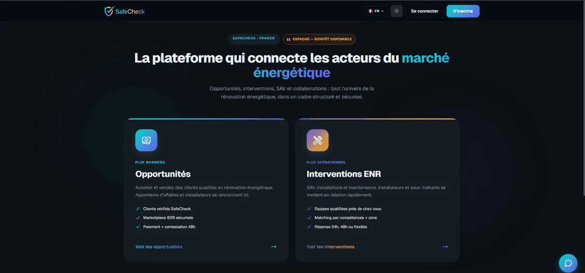 SafeCheck — saas platform